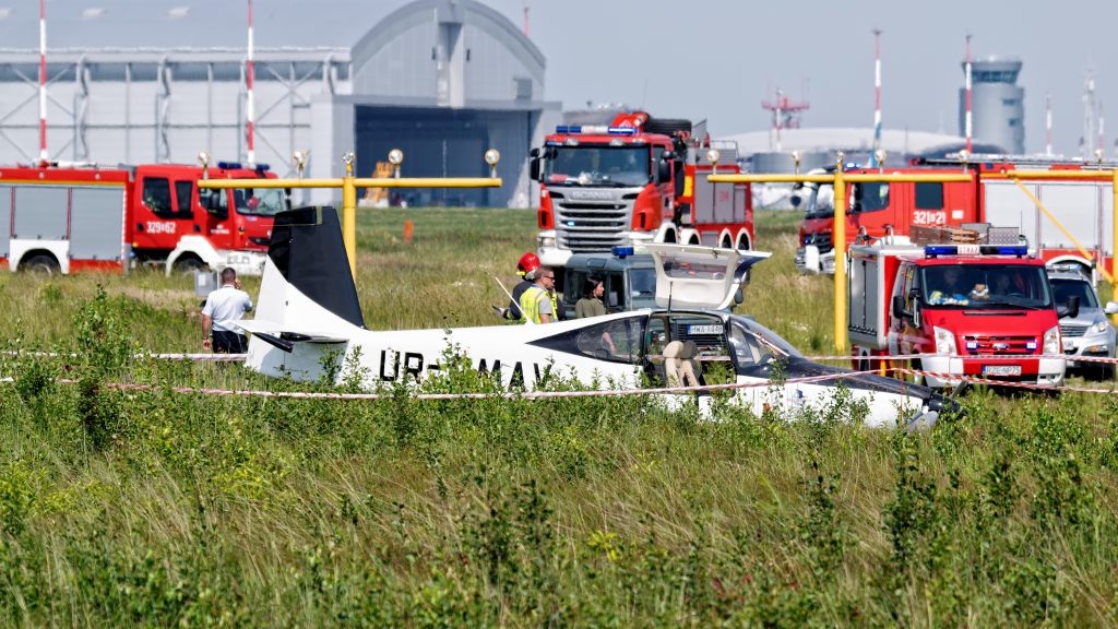 Jasionka lotnictwo samolot wypadek 