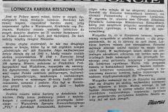 Artykuł SP - Lotnicza kariera Rzeszowa